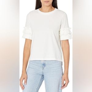 Ella Moss Cassie Ruffle cuff knit top